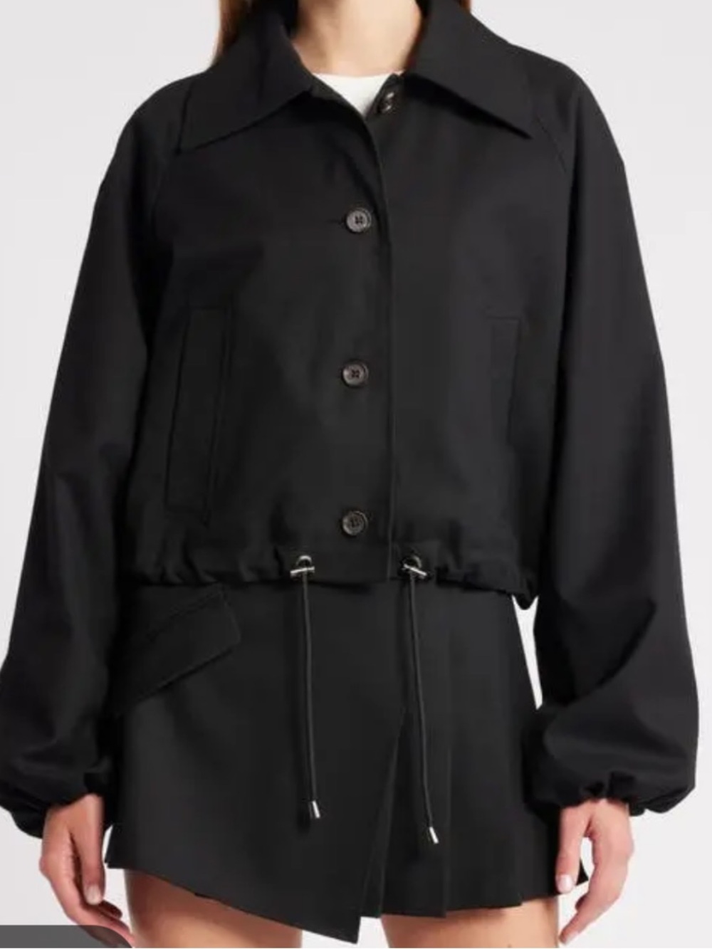 Rails Black Bomber Jacket